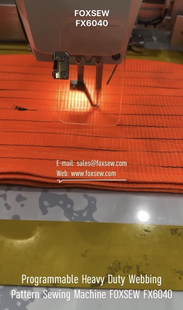 Programmable Heavy Duty Webbing Pattern Sewing Machine