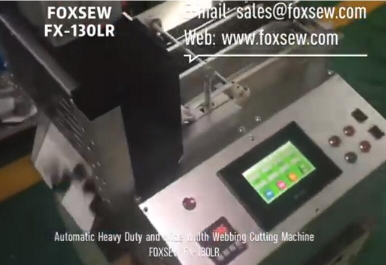 Automatic Heavy Duty Wide Width Webbing Cutting Machine