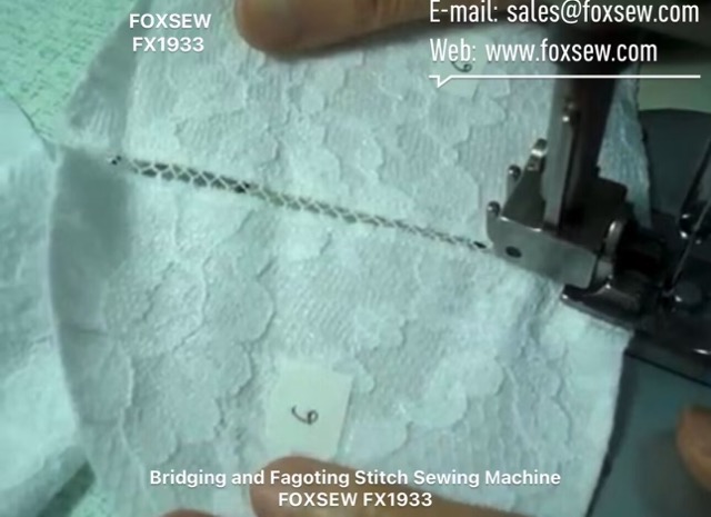 Bridging and Fagoting Stitch Sewing Machine