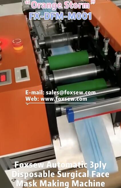Cheapest Automatic 3ply Disposable Face Mask Making Machine
