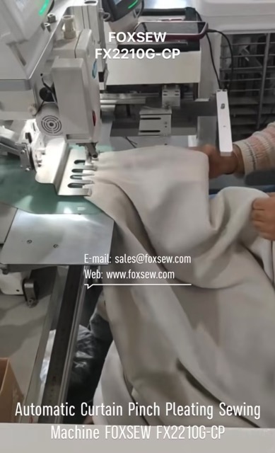 Automatic Curtain Pinch Pleating Sewing Machine