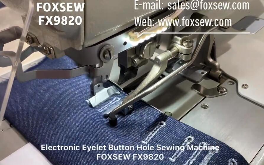 Electronic Eyelet Button Hole Sewing Machine
