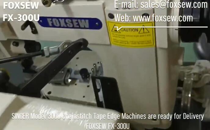 SINGER Type 300U Chainstitch Tape Edge Sewing Machines