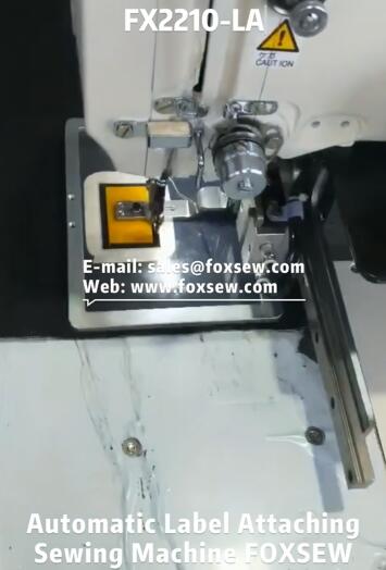 Automatic Label Attaching Sewing Machine