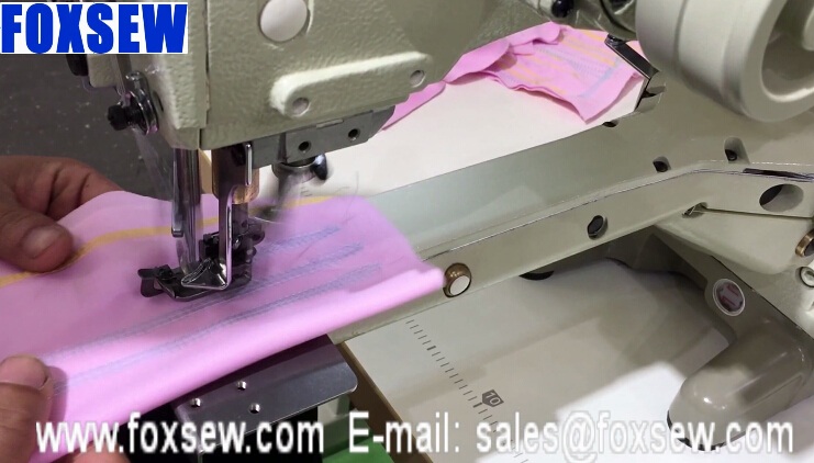 Small Bed Feed on Arm Interlock Sewing Machine 