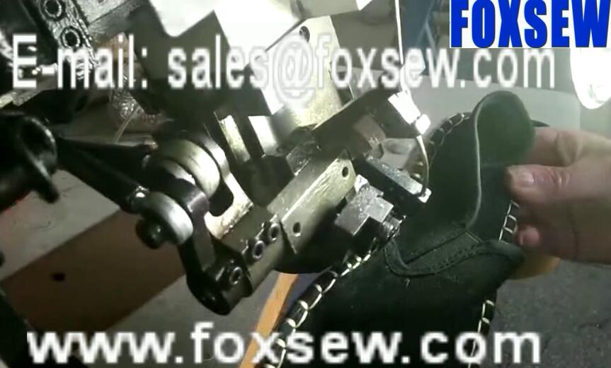 Espadrille Shoes Upper and Jute Sole Stitching Machine