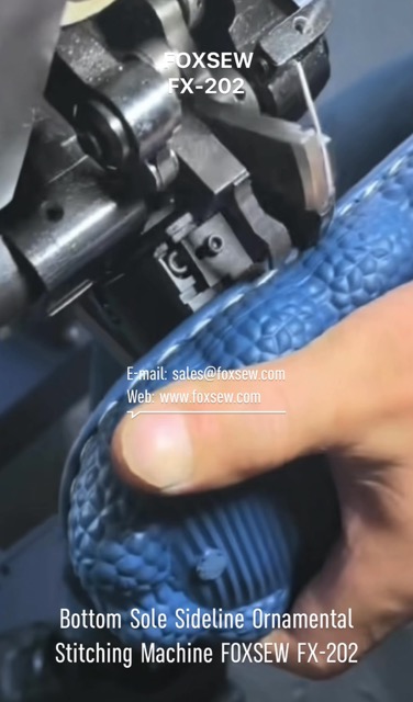 Bottom Sole Sideline Ornamental Stitching Machine for Shoes