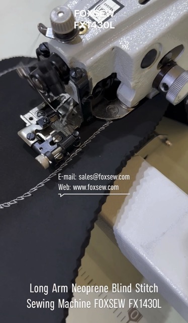 Long Arm Neoprene Blind Stitch Sewing Machine FOXSEW FX1430L