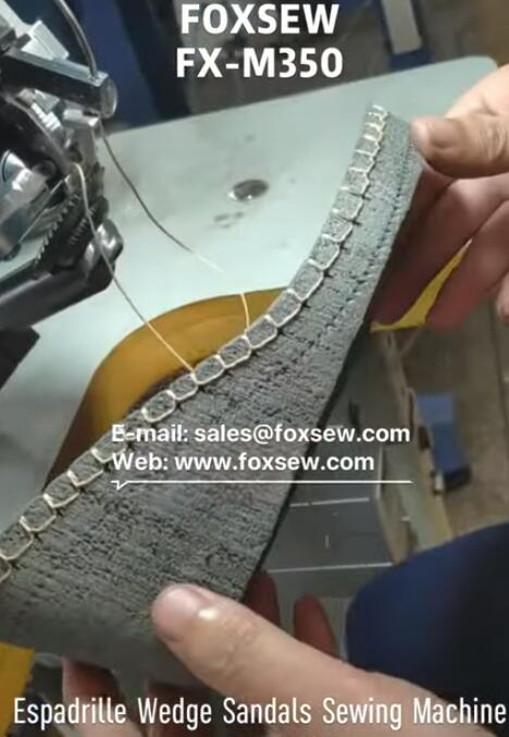 Espadrille Wedge Sandals Sewing Machine
