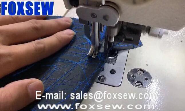 Top and Bottom Feed Lockstitch Machine with Side Cutter and Auto-Trimmer