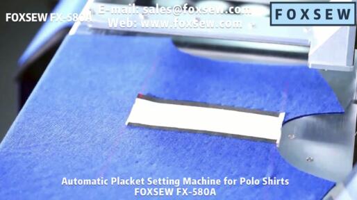 Automatic Polo Shirts Placket Setter Sewing Unit