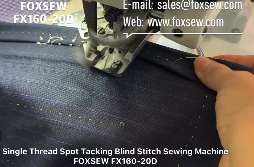 Single Thread Spot Tacking Blind Stitch Sewing Machine