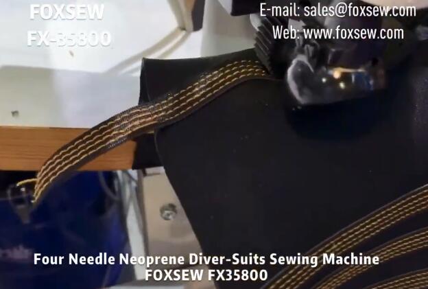 4-Needle Neoprene Diver-Suits Sewing Machine