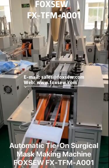 Automatic Tie-On Surgical Mask Making Machine