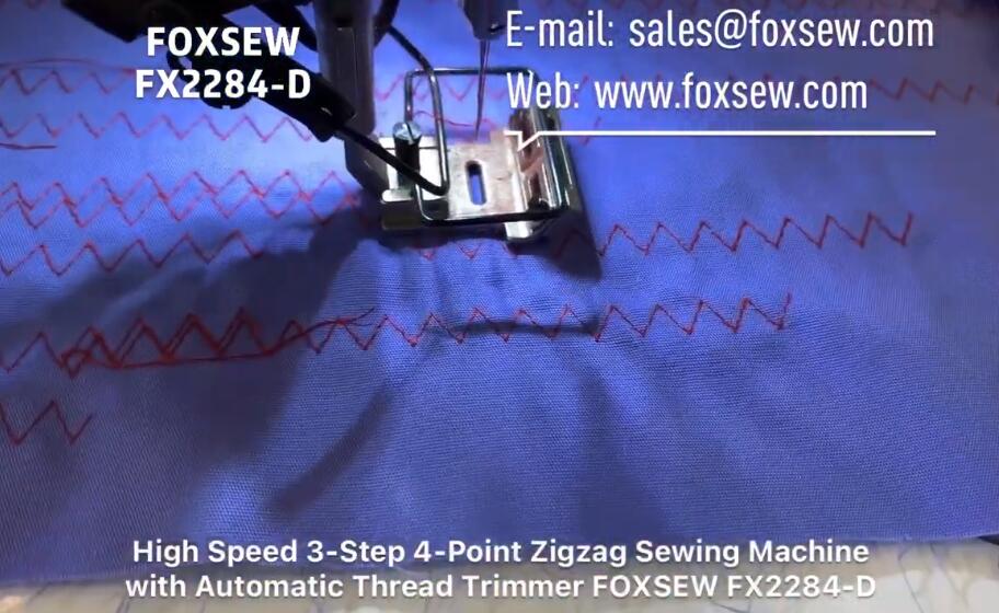 High Speed Zigzag Sewing Machine with Automatic Thread Trimmer