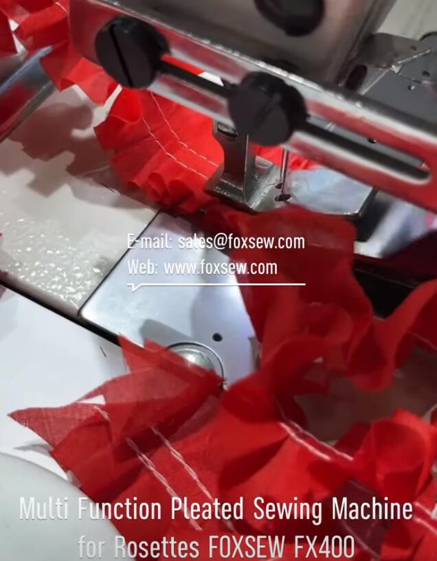 Multi-Function Pleated Sewing Machine for Rosette