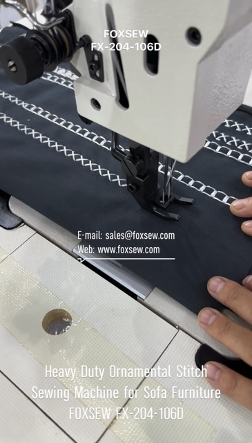 Heavy Duty Ornamental Stitch Sewing Machine for Sofa Furniture