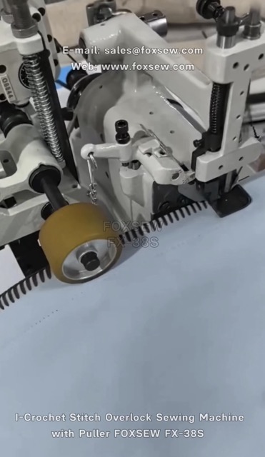 I-Crochet Stitch Overlock Sewing Machine with Puller