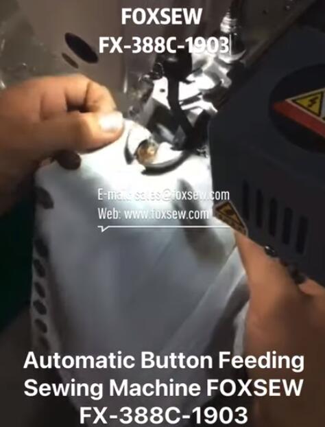Automatic Button Feeding Sewing Machine