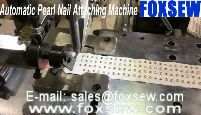 Automatic Pearl Nails Attaching Machine