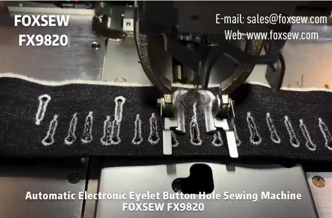 Automatic Electronic Eyelet Button Hole Sewing Machine