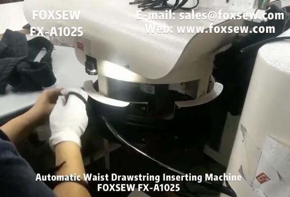 Automatic Waist Drawstring Inserting Machine