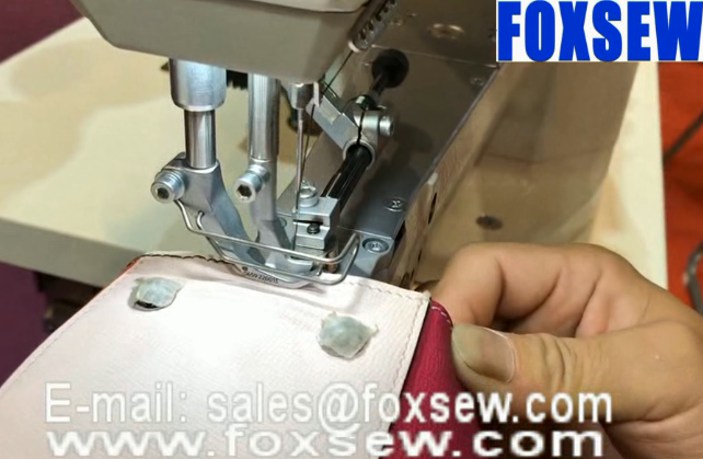 Heavy Duty Cylinder Bed Leather Bags Sewing Machine