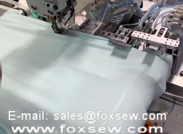 Automatic Coverstitch Elastic Attaching Machine