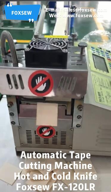 Automatic Tape Cutter with Cold and Hot Knife