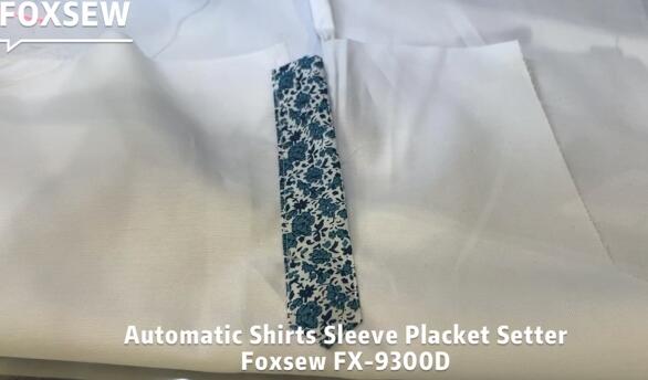 Automated Sleeve Placket Setter