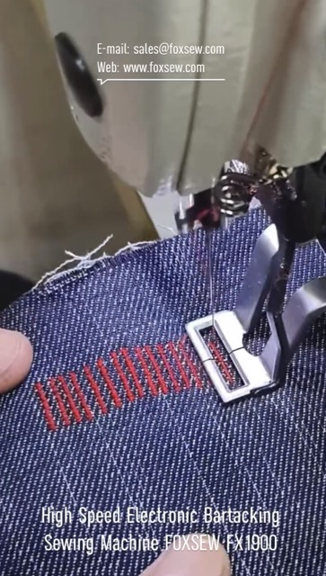 High Speed Direct Drive Bartacking Sewing Machine
