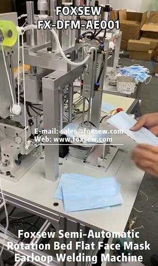 Semi-Automatic Face Mask Earloop Welding Machine