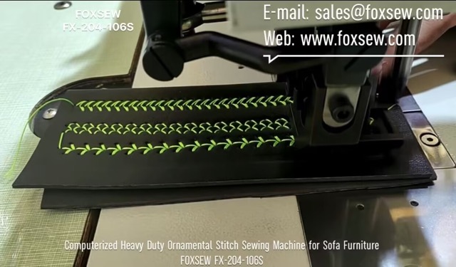 Computerized Heavy Duty Ornamental Stitch Sewing Machine for Sofa Furniture