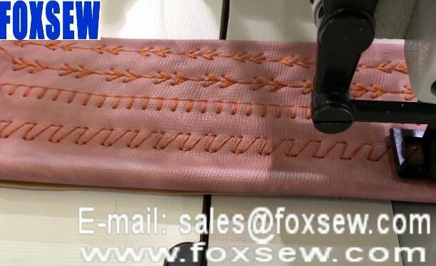 Single Needle Heavy Duty Thick Thread Ornamental Stitching Machine for Leather Sofa Decorative