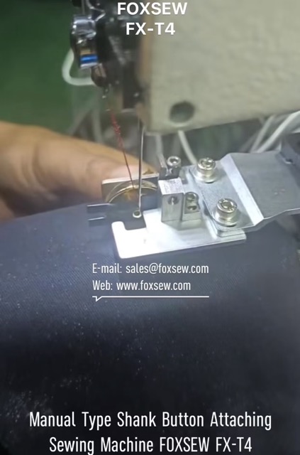 Manual Type Shank Button Attaching Sewing Machine