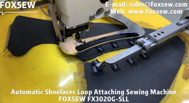 Automatic Shoelace Loop Attaching Sewing Machine Unit