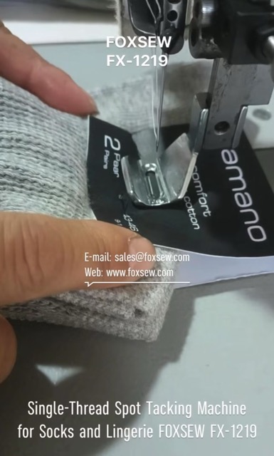 Single Thread Tacking Sewing Machine for Socks and Lingeries
