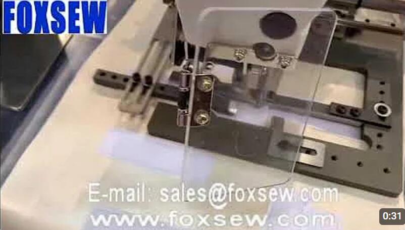 Automatic Velcro Cutting and Feeding Sewing Machine