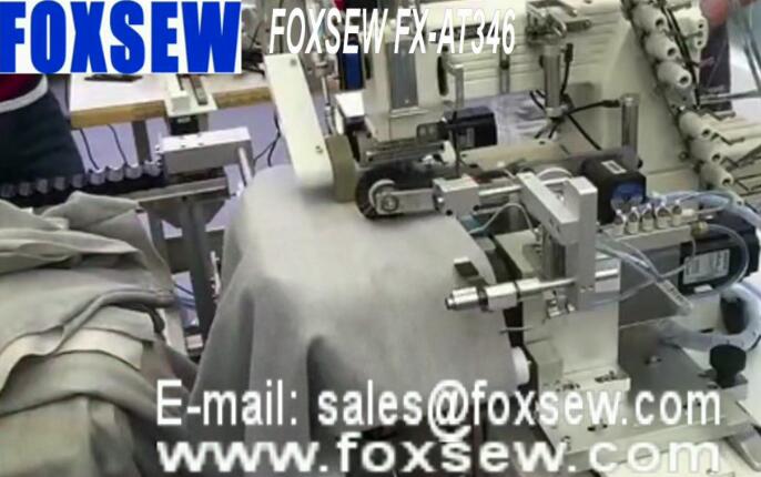 Automatic Multi-Needle Bottom Hemming Sewing Unit