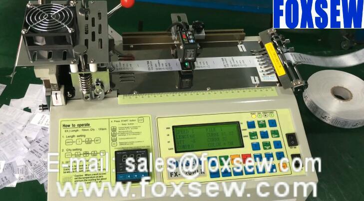 Automatic Label Cutting Machine with Sensor