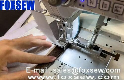 Double Needle Heavy Duty Velcro Attaching Sewing Machine
