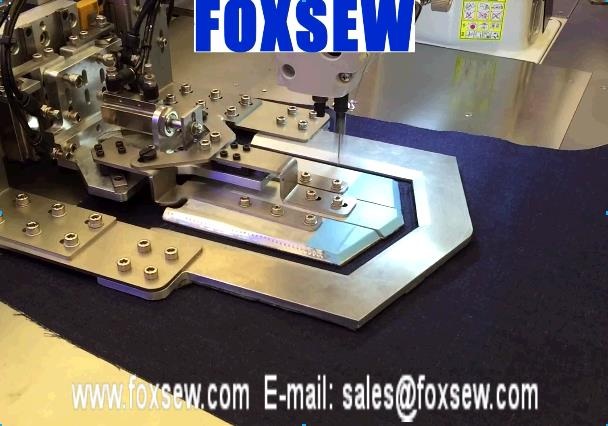 Automatic Pattern Sewing Machine for Back Pocket 