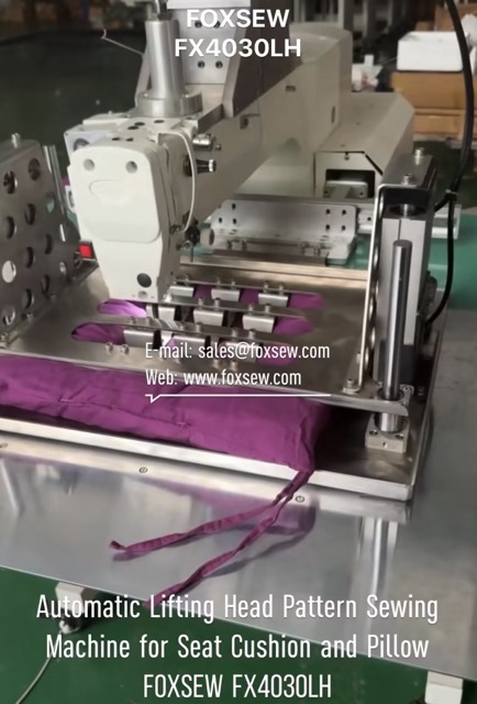 Automatic Lifting Head Pattern Sewing Machine for Seat Cushion and Pillow