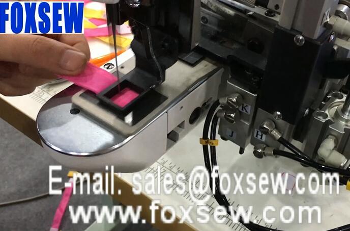 Automatic Velcro Tape BarTacking Sewing Machine