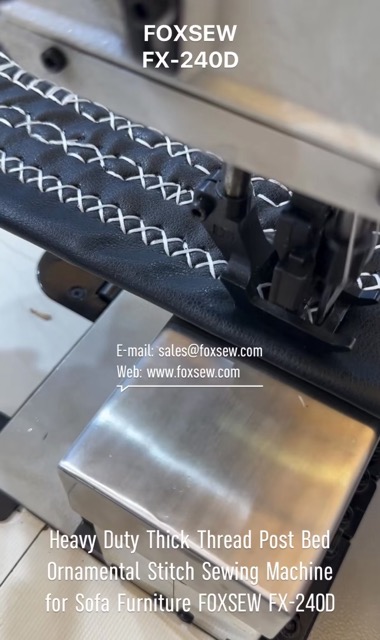 Heavy Duty Thick Thread Post Bed Ornamental Stitch Sewing Machine for Sofa Furniture