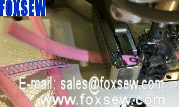 Automatic Belt Loop Making and Cutting Interlock Sewing Machine