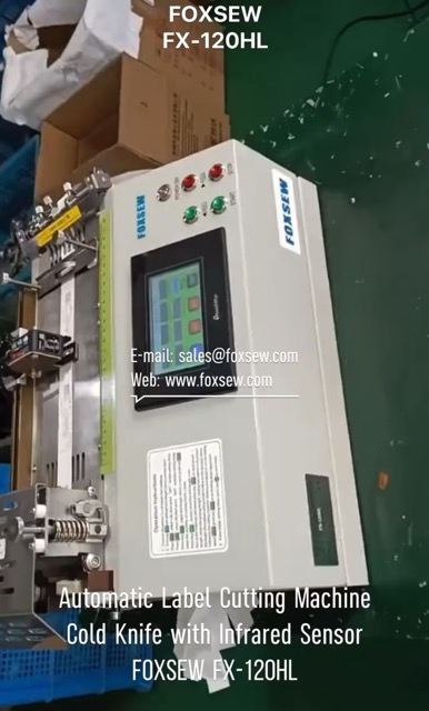 Automatic Label Cutting Machine with Sensor