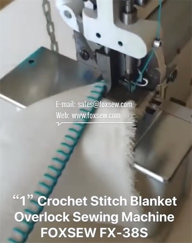 1-Crochet Stitch Blanket Overlock Sewing Machine