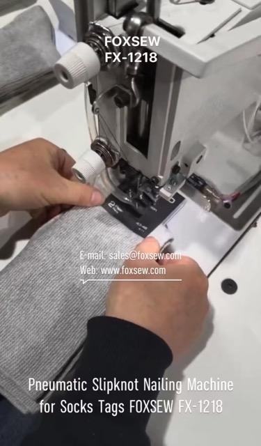 Pneumatic Slipknot Nailing Machine for Socks Tags