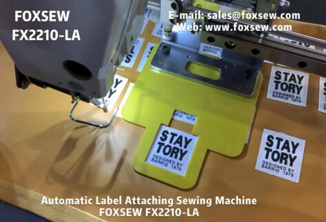 Automatic Label Attaching Sewing Machine